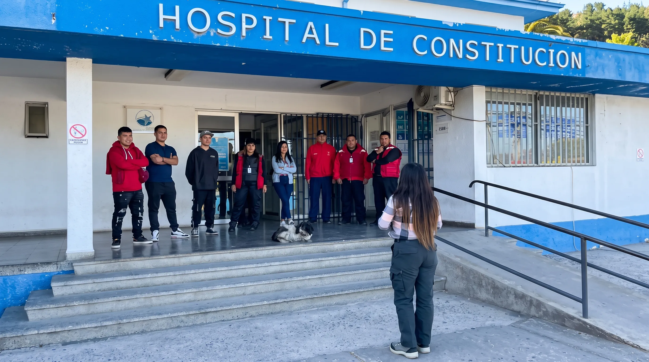 Integrantes del equipo de seguridad de Serprotal.